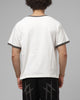 Loiter Live Fast Ringer T-Shirt Off White