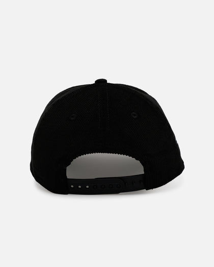 New Era Oakland Athletics 'Black Cord' 9FORTY A-Frame Corduroy Snapback Black