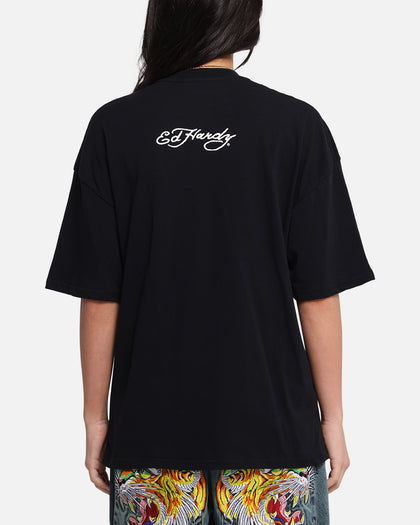 Ed Hardy Lightning T-Shirt Black