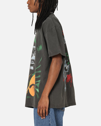 73Studio Marvel Fantastic Four Doctor Doom Heavy T-Shirt Black Wash