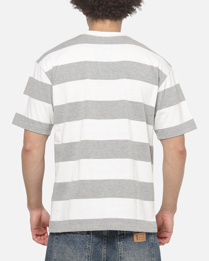 Carre Shoegaze Stripe T-Shirt Grey Marle