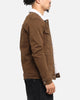 Saint Morta Sherpa Denim Jacket Vintage Brown