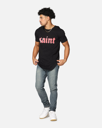 Saint Morta Cambronne El Duplo SS Tee Black/Red