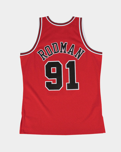 Mitchell & Ness Chicago Bulls Dennis Rodman '97-'98 #91 Swingman Jersey Red