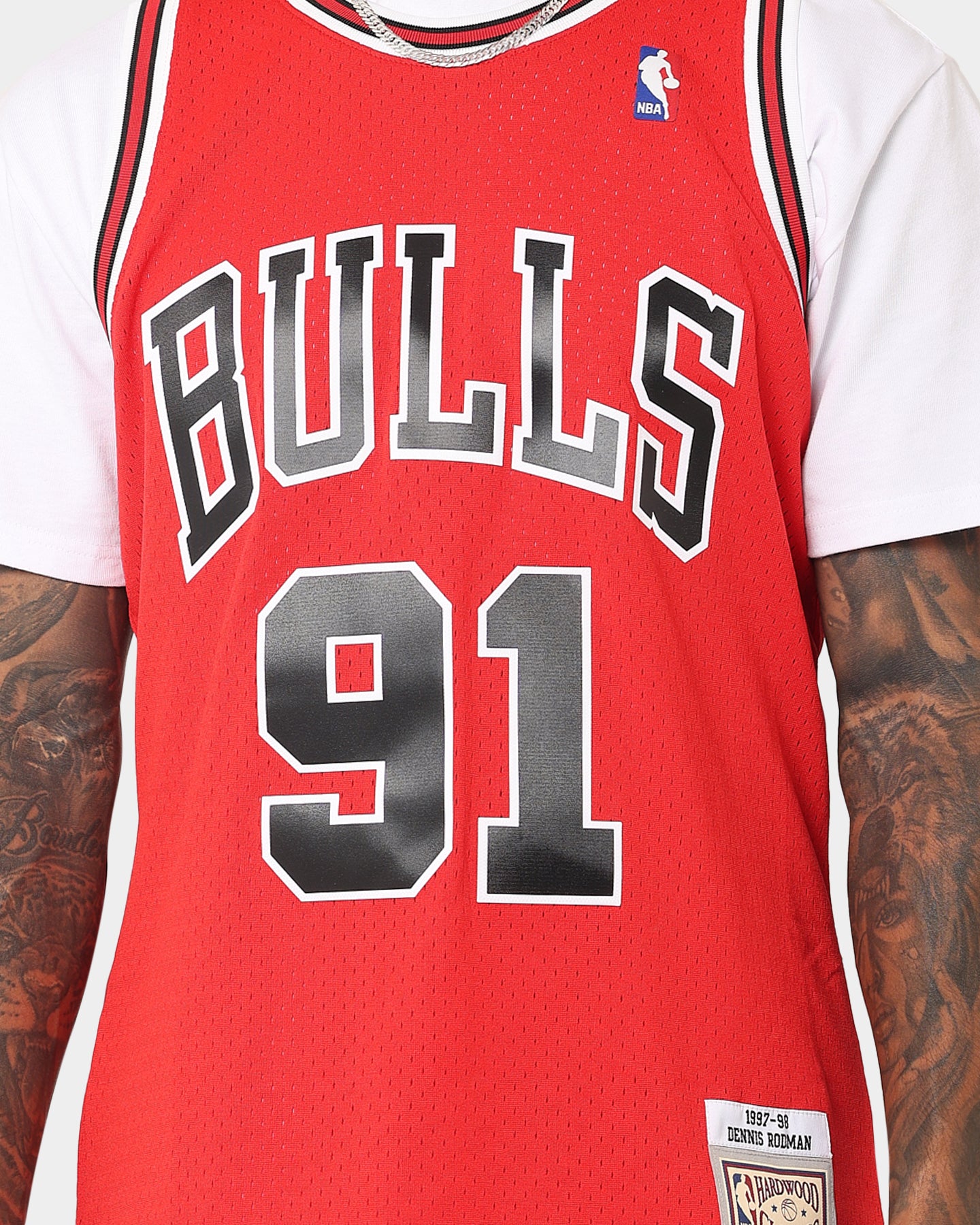 Mitchell & Ness Chicago Bulls Dennis Rodman #91 NBA 97-98 Swingman