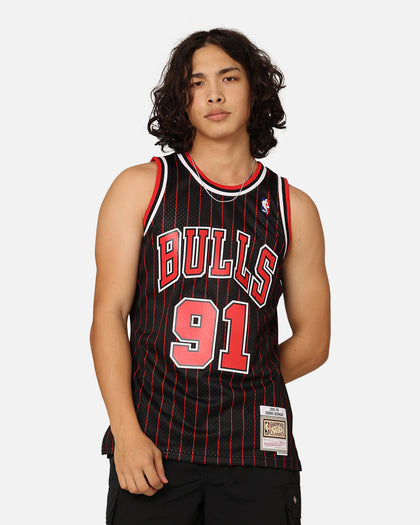 Mitchell & Ness Chicago Bulls Dennis Rodman #91 NBA Swingman Jersey Black/Red