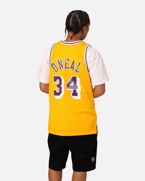 Mitchell & Ness Los Angeles Lakers Shaquille O'Neal '96-'97 #34 Swingman Jersey Yellow