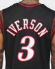 Mitchell & Ness Philadelphia 76ers Allen Iverson #3 Swingman Jersey Black