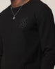 Saint Morta Men's Icon Waffle Long Sleeve T-Shirt Black/Black