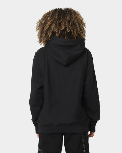 Champion Men's Rev Weave Script Hoodie Black/Gold