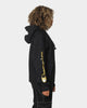 Champion Men's Rev Weave Script Hoodie Black/Gold