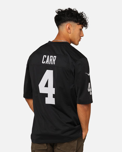 Nike Las Vegas Raiders Derek Carr #4 Game TC Jersey Black