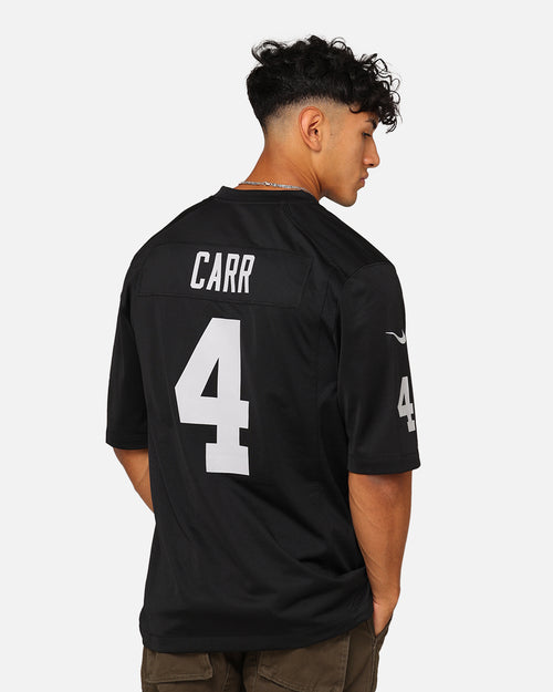 Nike Las Vegas Raiders Derek Carr #4 Game TC Jersey Black