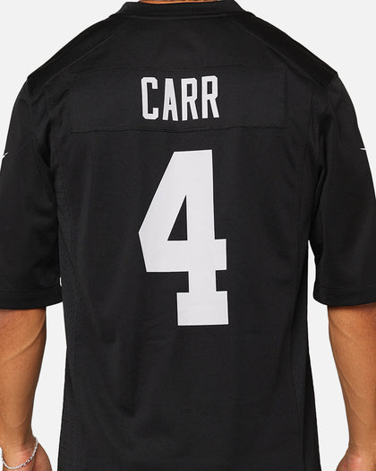 Nike Las Vegas Raiders Derek Carr #4 Game TC Jersey Black