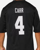 Nike Las Vegas Raiders Derek Carr #4 Game TC Jersey Black