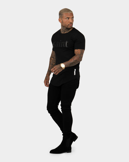 Saint Morta Cambronne Snake El Duplo T-Shirt Black/Black