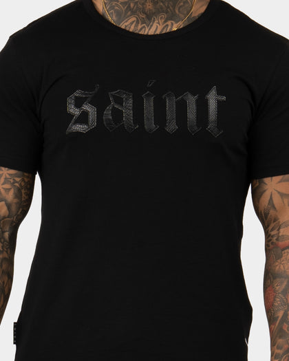 Saint Morta Cambronne Snake El Duplo T-Shirt Black/Black
