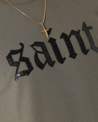 Saint Morta Cambronne Snake El Duplo T-Shirt Khaki Green