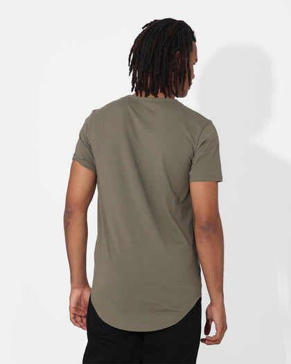 Saint Morta Cambronne Snake El Duplo T-Shirt Khaki Green
