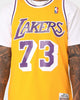 Mitchell & Ness Los Angeles Lakers Dennis Rodman #73 '98 -'99 Home Jersey Gold