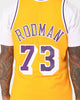 Mitchell & Ness Los Angeles Lakers Dennis Rodman #73 '98 -'99 Home Jersey Gold
