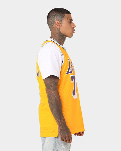 Mitchell & Ness Los Angeles Lakers Dennis Rodman #73 '98 -'99 Home Jersey Gold
