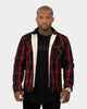 Saint Morta Prima Sherpa Jacket Black/Red