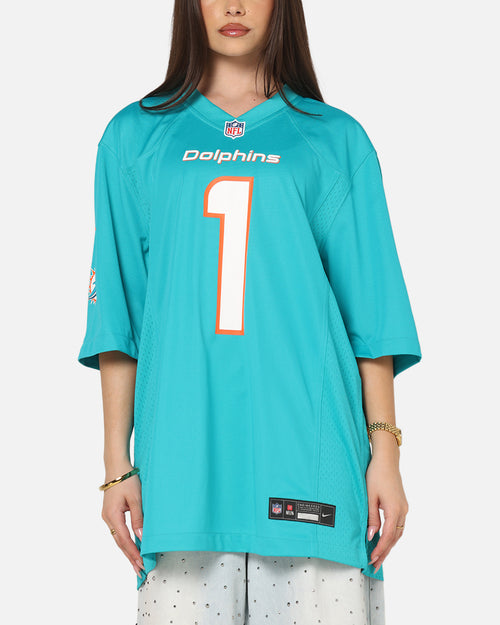 Nike Miami Dolphins Tua Tagovailoa #1 Home Game NFL Jersey  Turbo Green