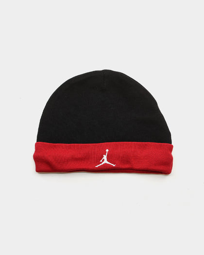 Jordan Infant Beanie Booties Onesie Set Black