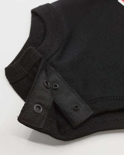 Jordan Infant Beanie Booties Onesie Set Black