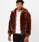 XXIII Baller Fur Jacket Brown