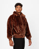 XXIII Baller Fur Jacket Brown