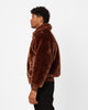 XXIII Baller Fur Jacket Brown