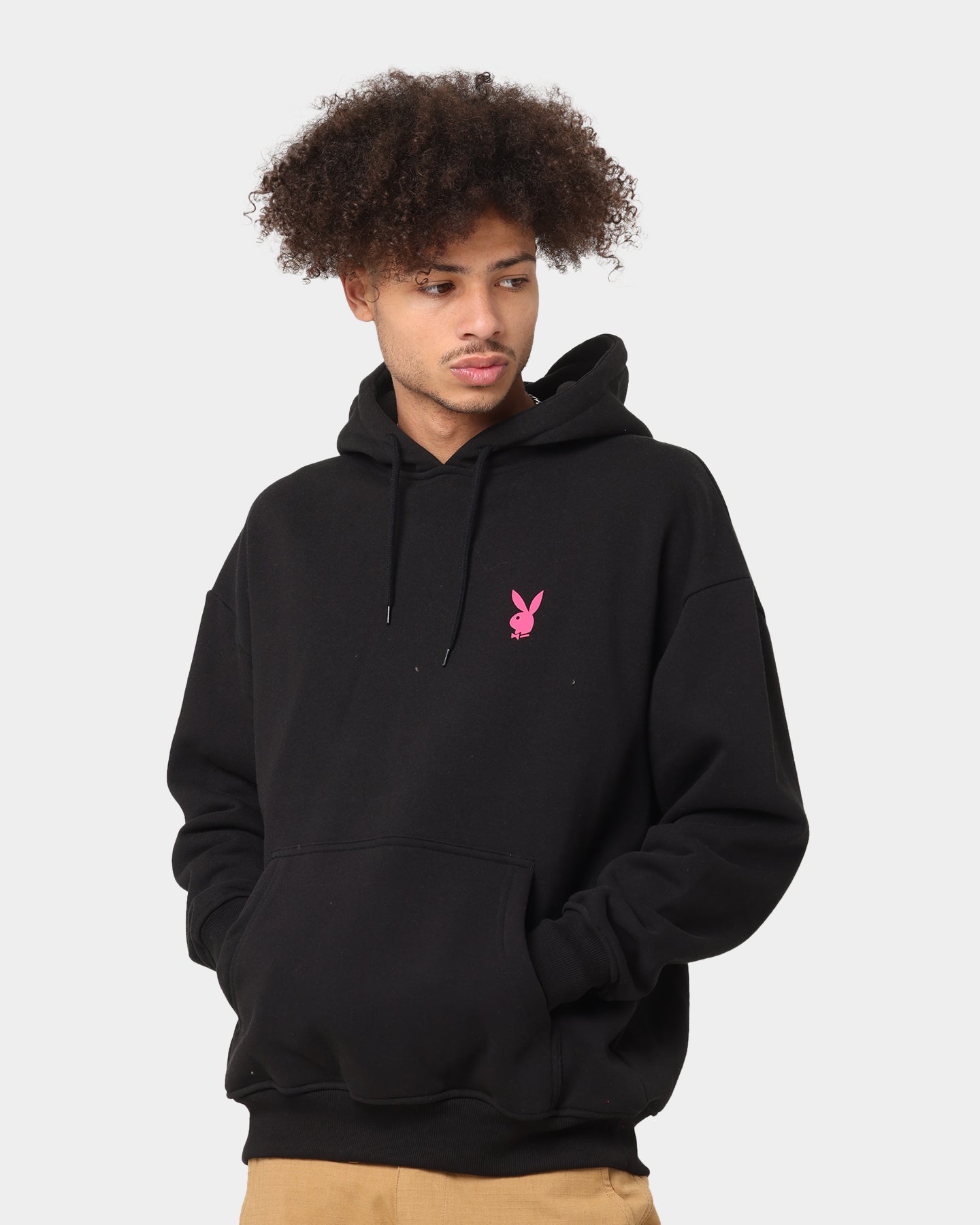 Playboy Stacked Hoodie Black | Culture Kings NZ