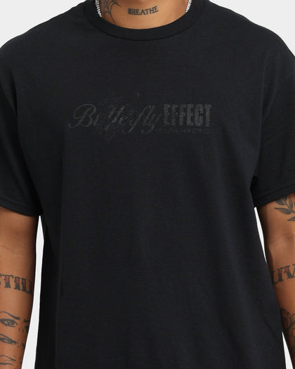 Rats Get Fat Butterfly Effect Vintage T-Shirt Black/Black