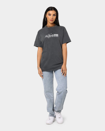 Rats Get Fat Butterfly Effect Vintage T-Shirt Off Black