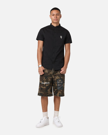 Saint Morta Alpha Homora Slimfit Shirt Black/Black