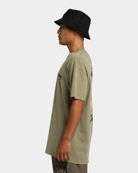 Stussy Spring Weeds T-Shirt Pigment Light Khaki