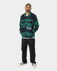 HUF X Pleasures Blackwatch Work Jacket Navy