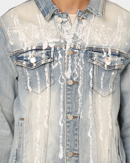 Lifted Anchors Manhattan Denim Jacket Blue