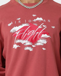 Jordan Statement Essentials Fleece Crewneck Canyon Rust