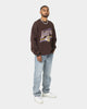 Mitchell & Ness Los Angeles Lakers Headline Crewneck Baroque Brown