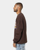 Mitchell & Ness Los Angeles Lakers Headline Crewneck Baroque Brown