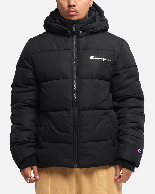 Champion Rochester Puffer Jacket Black/Gold