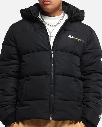 Champion Rochester Puffer Jacket Black/Gold
