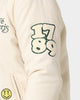 Carre Peace Varsity Jacket Off White/Green