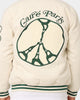 Carre Peace Varsity Jacket Off White/Green