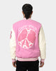 Carré Peace Varsity Jacket Pink