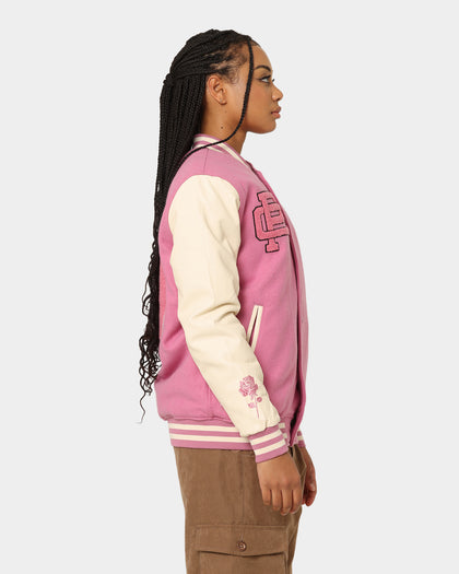 Carré Peace Varsity Jacket Pink