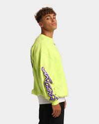 Loiter Born Of Pain Crewneck Neon Green
